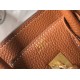 Hermes Birkin 25cm Bag In Gold Clemence Leather GHW